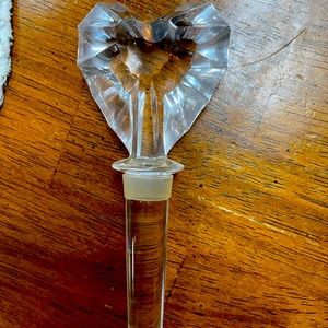 Crystal wine stopper